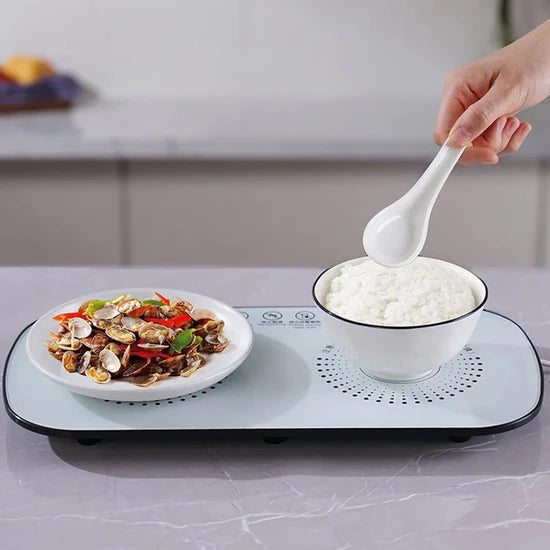 Multifunctional Electric Food Heating Glass Tray